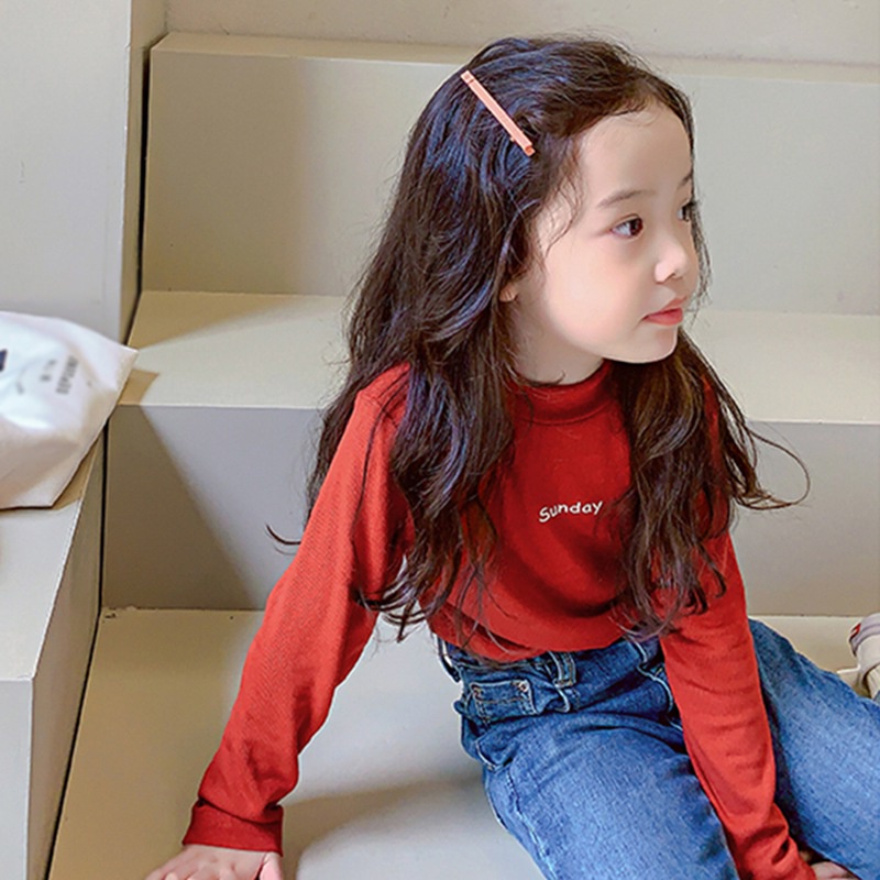 Áo thun dài tay cổ tròn mềm mại cho nữ