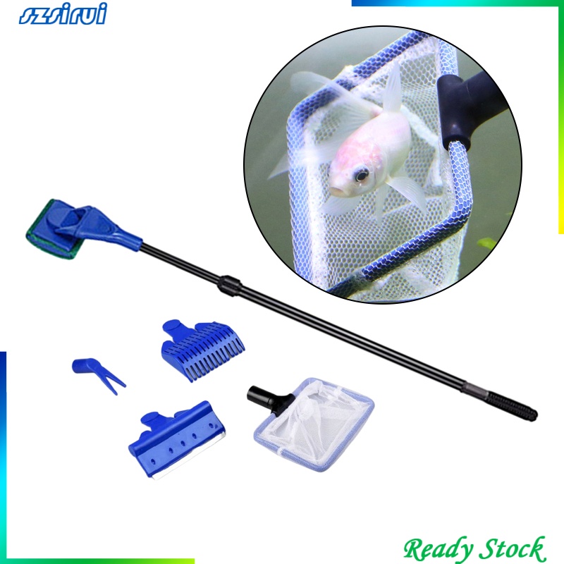 Bộ dụng cụ vệ sinh kính bể cá thiết kế 5 trong 1