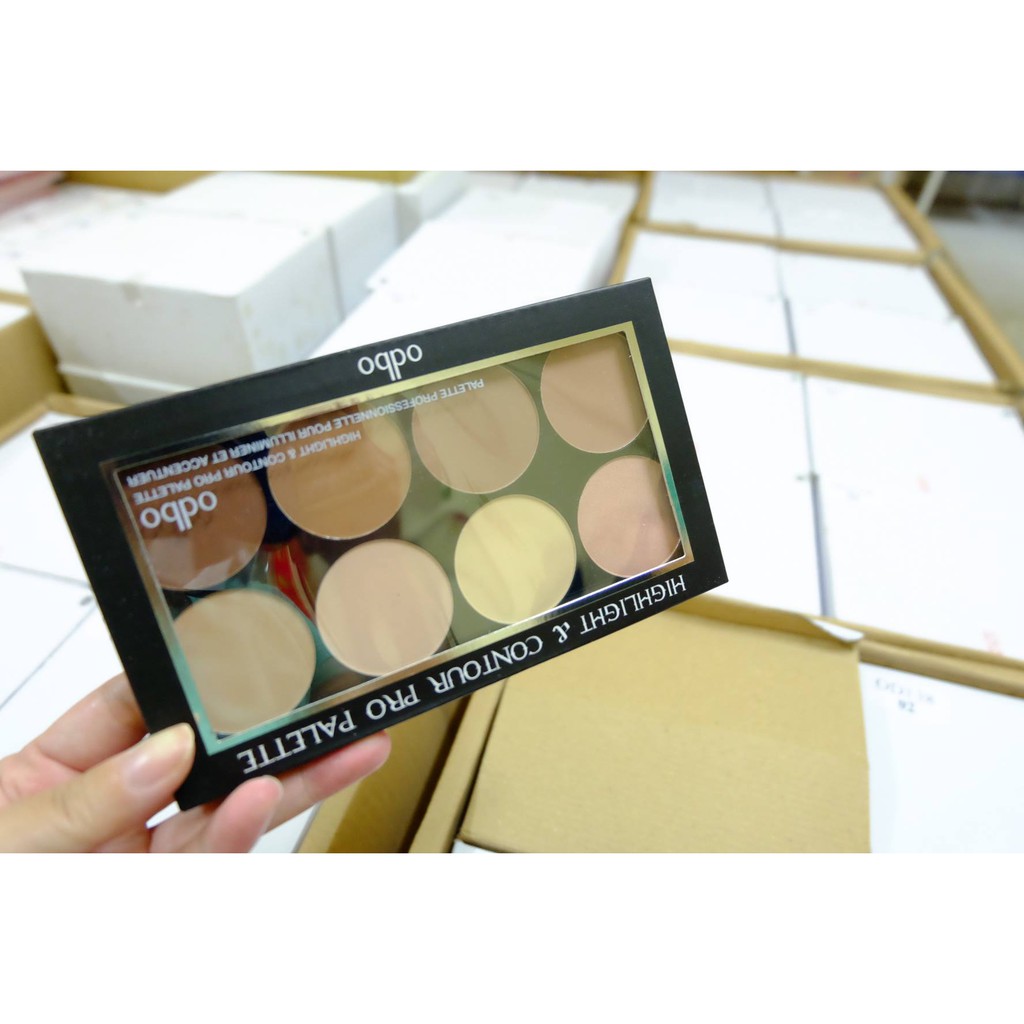 Phấn Tạo Khối 8 Màu ODBO Highlight & Contour Pro Palette. | BigBuy360 - bigbuy360.vn