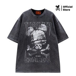 Áo Thun Unisex Bad Habits Terrified Washed 100% Cotton - Local Brand Chính Hãng