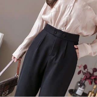 QUẦN BAGGY CẠP CAO 2 CÚC LỆCH
