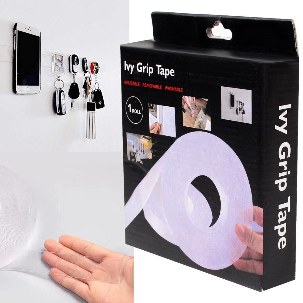 Băng Keo 2 Mặt Siêu Dính Đa Năng Dán Mọi Thứ Dài 3m x 22m