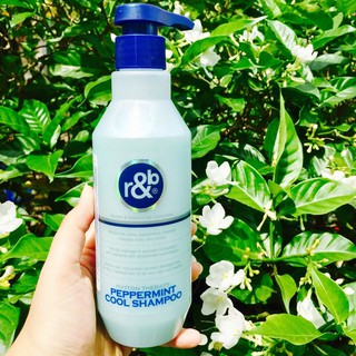Dầu gội bạc hà R&B Peppermint Cool Shampoo 450ml