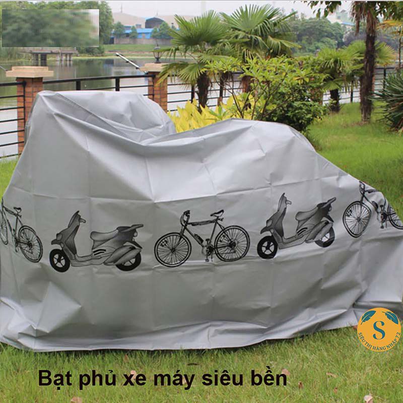 Bạt phủ xe máy xe đạp chống mưa,nắng hàng dày dặn cao cấp