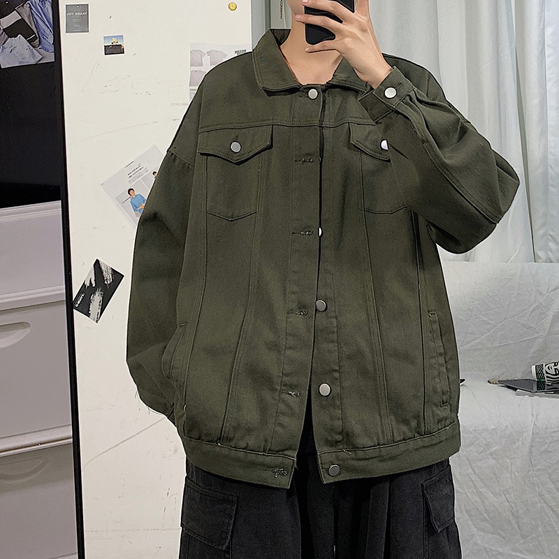 [OD] Áo khoác kaki Nam dáng rộng phong cách Hàn | BigBuy360 - bigbuy360.vn