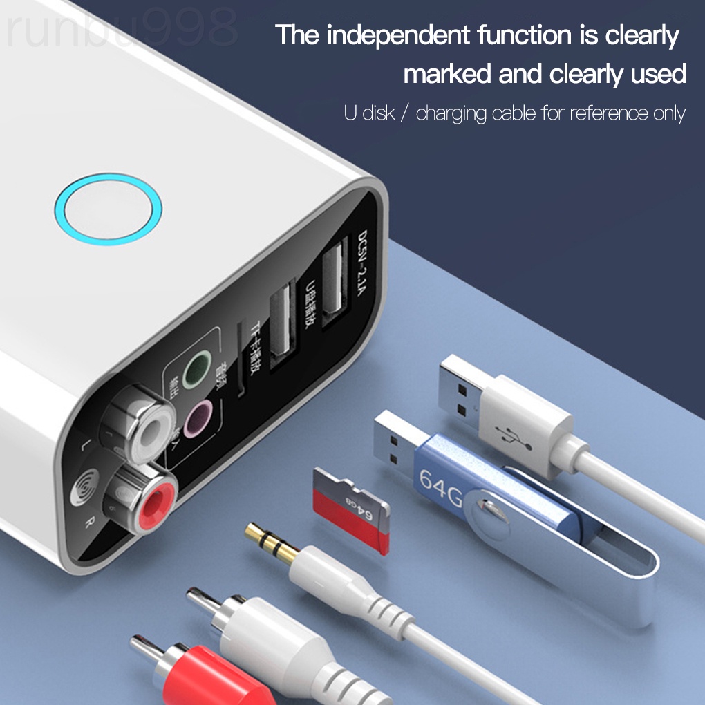 Thiết bị nhận truyền âm thanh bluetooth 5.0 kèm phụ kiện