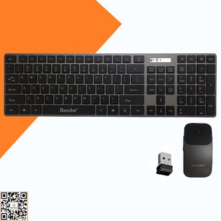 BỘ PHÍM CHUỘT KHÔNG DÂY MINI BAMBA B40 - KEYBOARD + MOUSE KHÔNG DÂY MINI BAMBA B40