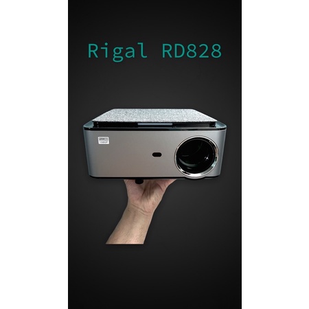 Máy chiếu Rigal RD828 FullHD 1080, hỗ trợ 4k bán mini siêu nét, màu siêu đẹp, chuẩn phân khúc