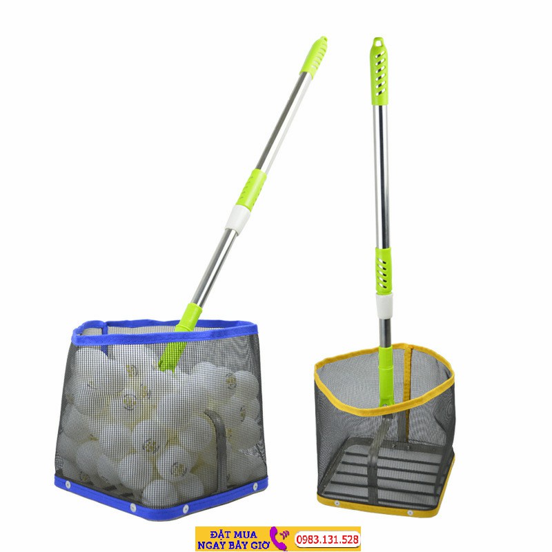 Dụng cụ nhặt bóng bàn, Gậy nhặt bóng bàn và 100 bóng Double Fish hỗ trợ phòng tập luyện bóng bàn hiệu quả