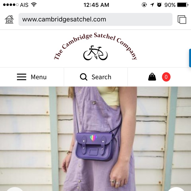 Túi da thật Cambridge Satchel nổi tiếng nước Anh. Handmade in Great Btitain