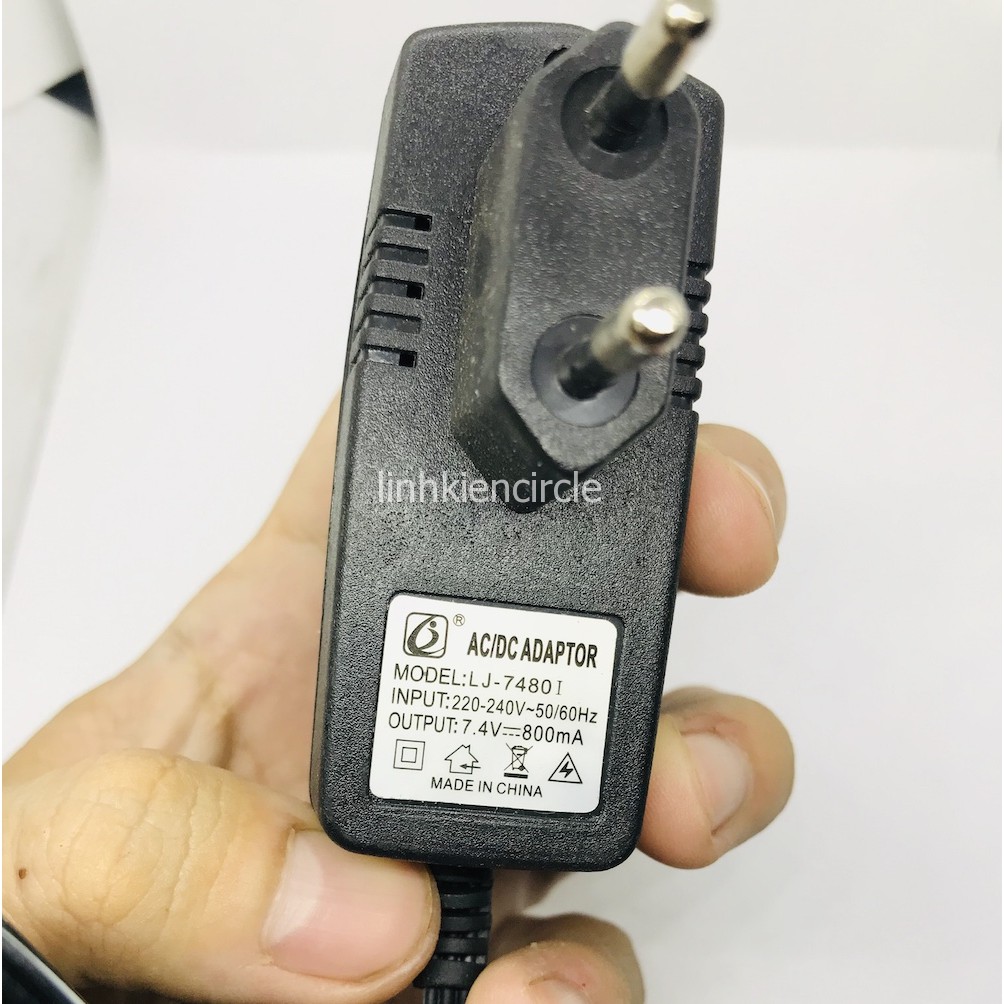 Sạc pin adapter 2s 7.4V sạc cổng cân bằng có đèn báo - LK0321