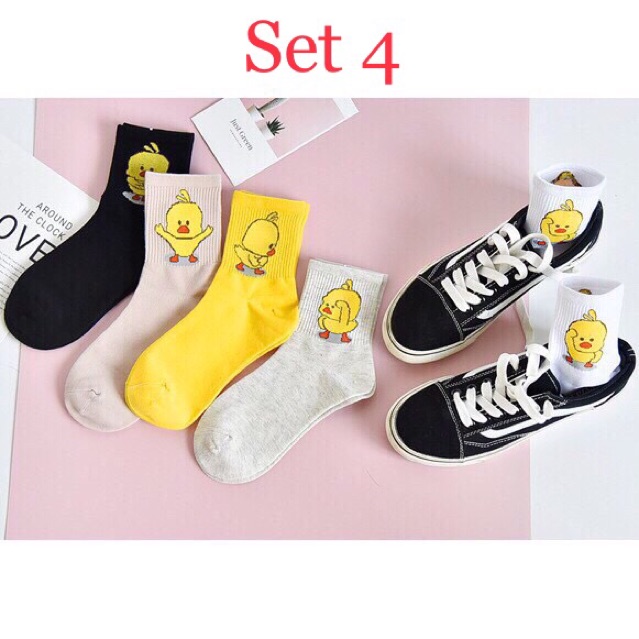 Set 5 đôi tất len Hàn Quốc (Nhiều mẫu)