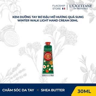 Kem Dưỡng Tay Bơ Đậu Mỡ Hương Quả Sung Thanh Ngọt Winter Walk Light Hand Cream 30ml L'Occitane