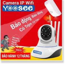 pk4382 [ GIÁ HUỶ DIỆT] Camera Wifi Không Dây Yoosee 3 Râu 2.0 FULL 1080P DTGH