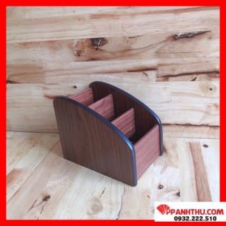 KHAY KỆ CẮM BÚT GỖ 7000 (15,6x10x12,5cm)