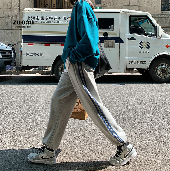 SUXI Quần Dài Thể Thao Phong Cách Hàn Quốc Cho Nữ