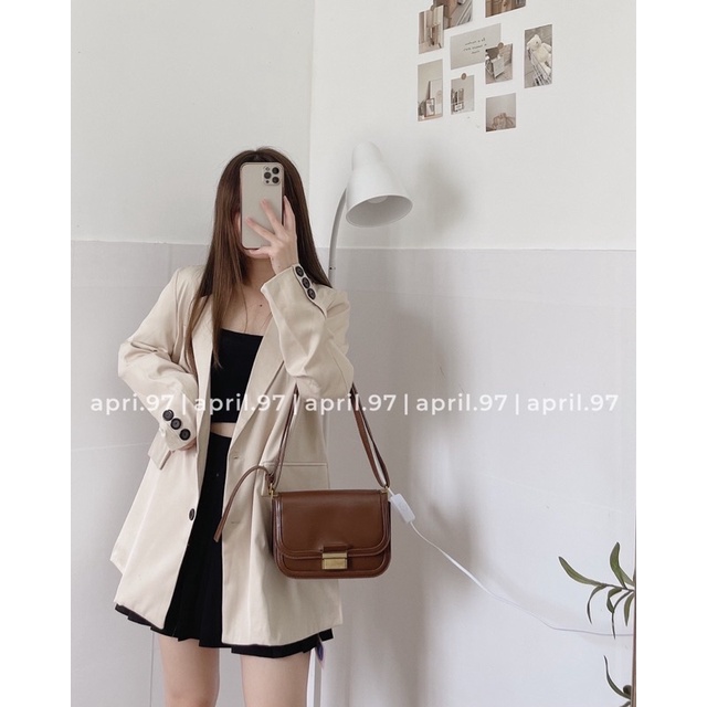 Áo vest túi nắp nút tay (ảnh thật/ có sẵn)