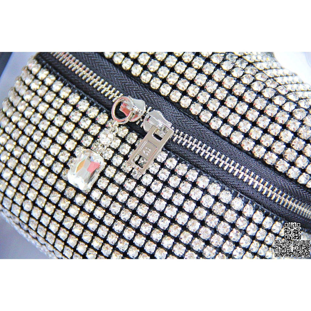 Túi Xách Nữ Dự Tiệc Alex Wang Đá Dáng Vanity Hàng Cao Cấp Chất Lượng Đẹp Hàng Có Sẵn Hình Thật Shop Chụp