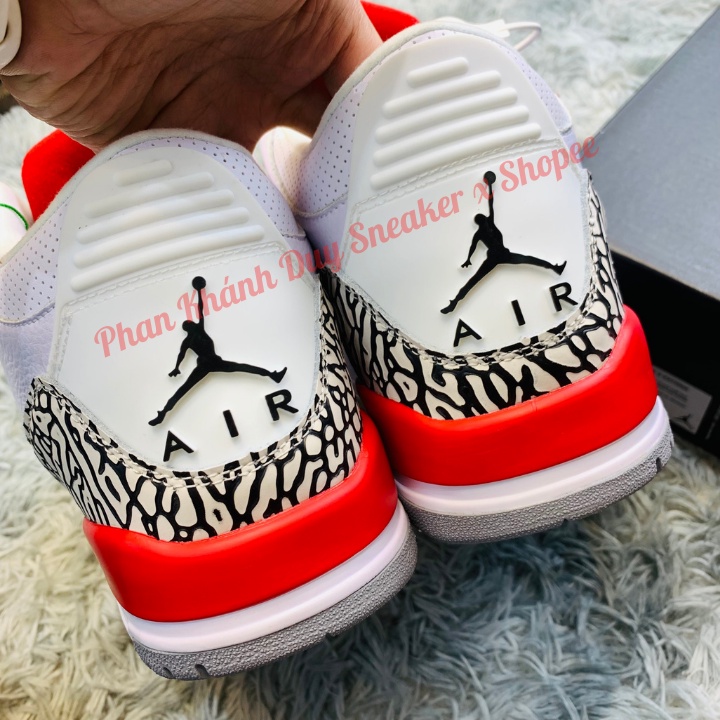 [Pkdsneaker25] Giày Nike Air Jordan 3 Retro hall of fame Katrina 136064-116