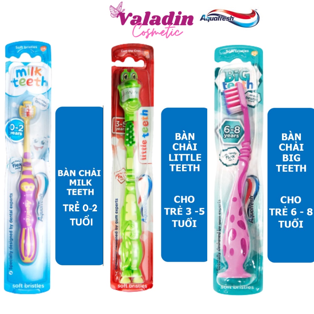 Bàn chải đánh răng cho bé AQUAFRESH 0-2 tuổi /3-5 tuổi /từ 6+ tuổi / Bàn chải Aquafresh trẻ em