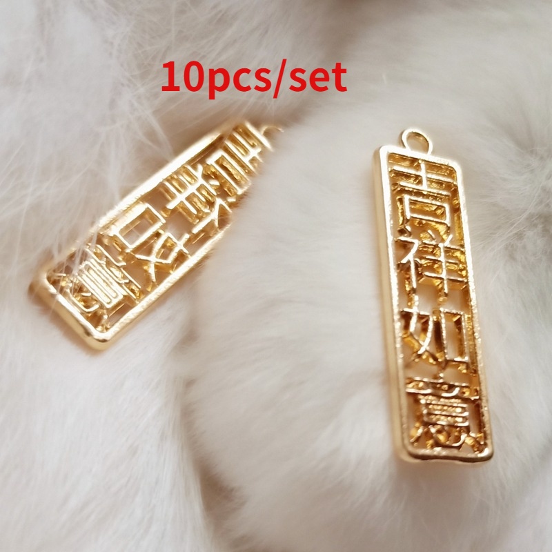 Set 10 phụ kiện làm trang sức thủ công phong cách Trung Hoa