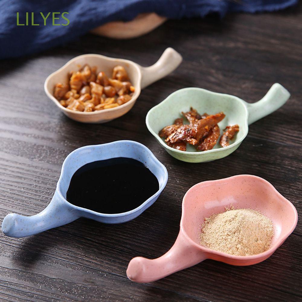 Chén nhựa nhỏ đựng nước chấm/ gia vị hình hoa nhiều màu cho nhà bếp
