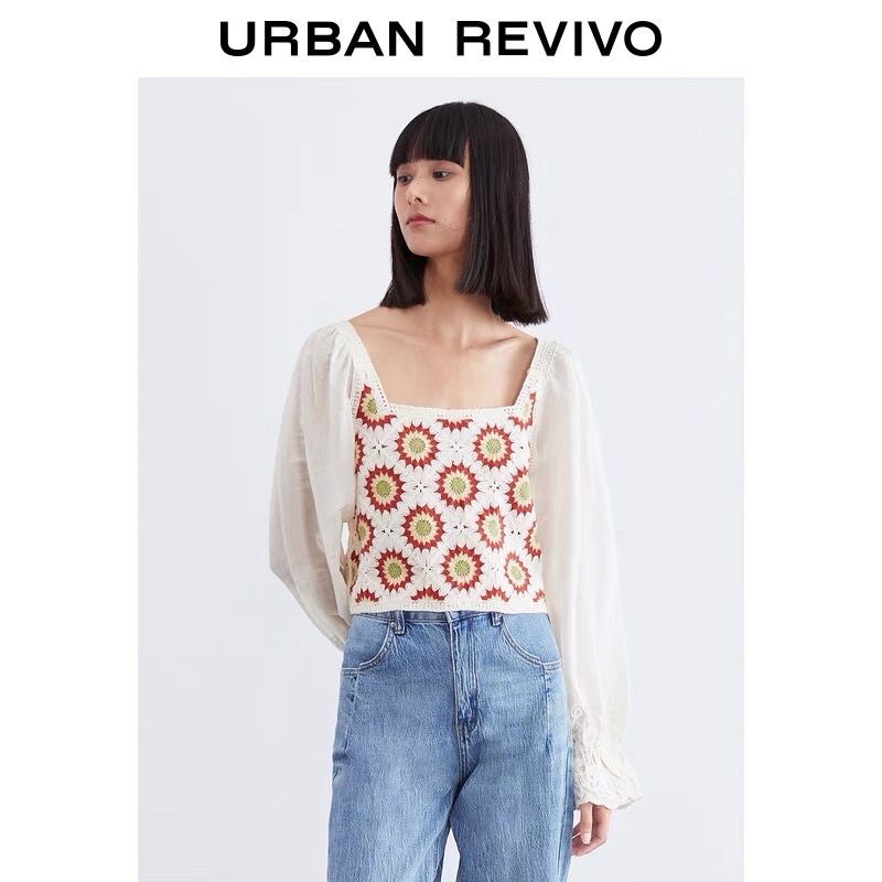 Áo len hoa Urban Revivo