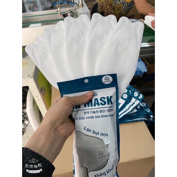 Túi zip 10 cái Khẩu trang 4 lớp chống Bụi Mịn Và Kháng Khuẩn Hàng Cao Cấp