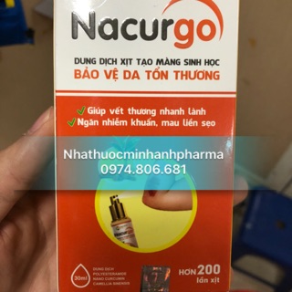 Nacurgo hơn 200 lần xịt