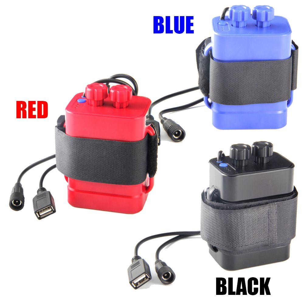 Pin Sạc Dự Phòng 6x18650 8.4V DC Cổng USB Có Thể Tháo Rời Cho Điện Thoại