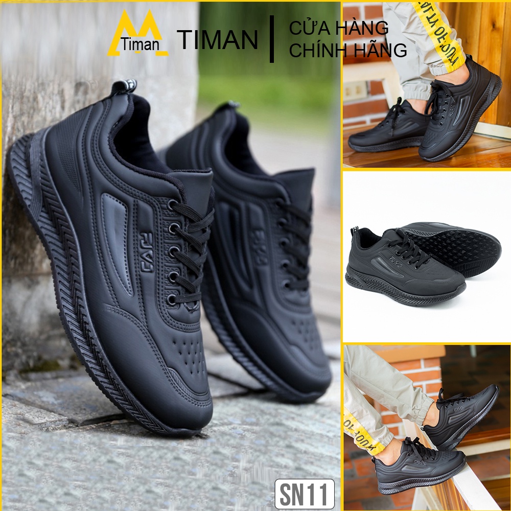 Giày thể thao nam sneaker TIMAN SN11 đế êm vải thoáng khí bảo hành 1 năm