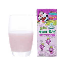 Thùng 48 hộp 180ml Sữa tươi KUN vị nho