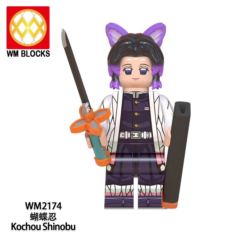 Đồ Chơi Minifigures Các Mẫu Nhân Vật Nezuko Tanjiro Rengoku Kyoujurou Zenitsu Trong Sát Quỷ Demon Slayer WM6116