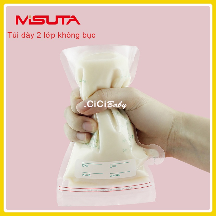 Túi trữ sữa Misuta 150ml/200ml - Hộp 30 túi