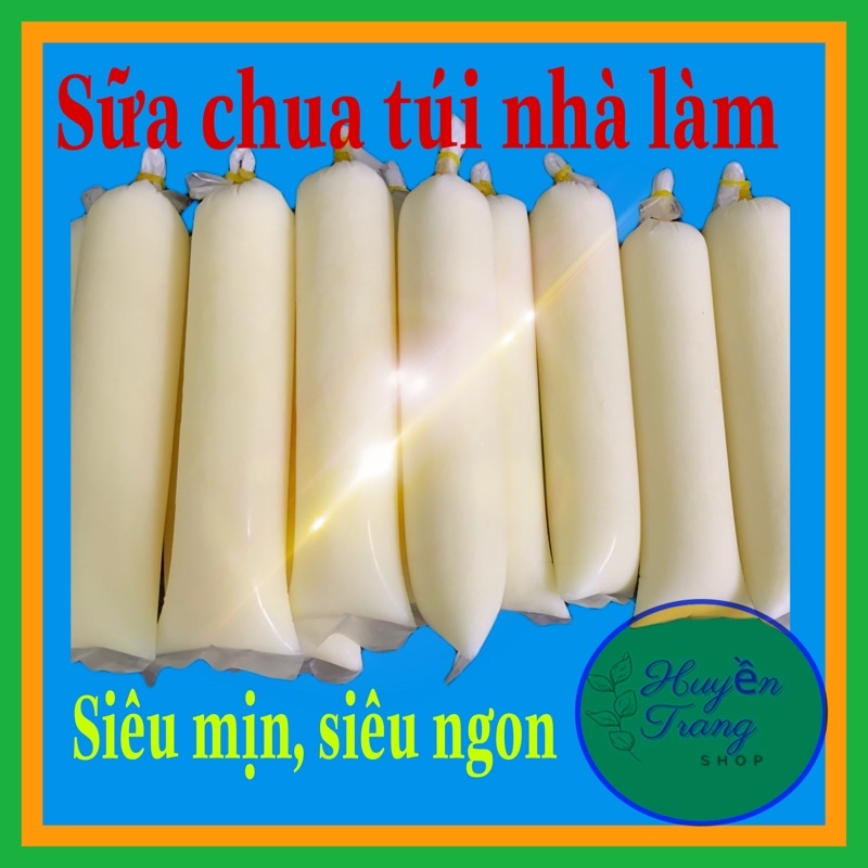 sữa chua nhà làm, 30k/10 bịch siêu ngon siêu mềm mịn