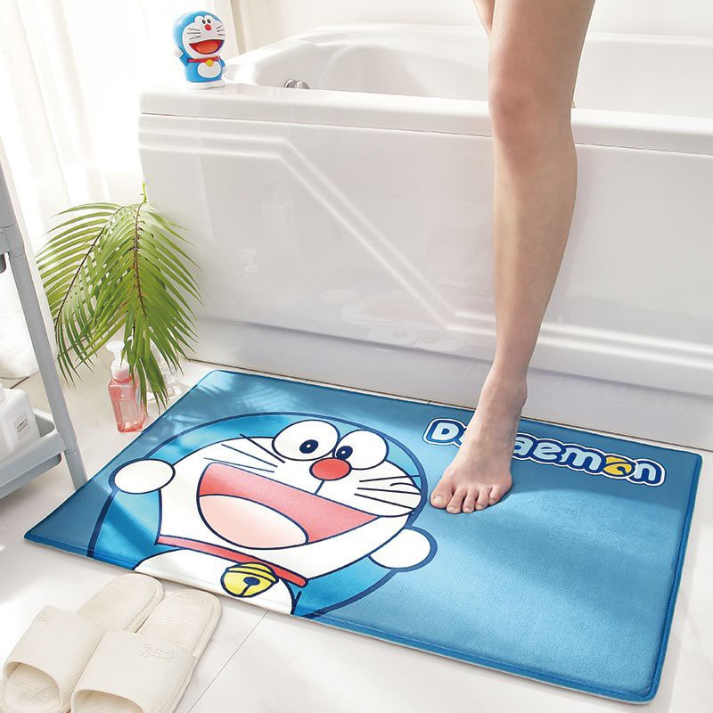 Thảm chùi chân, thảm lau chân bọt biển thấm nước chống trơn trượt kích thước 60x40cm 12mm siêu bền