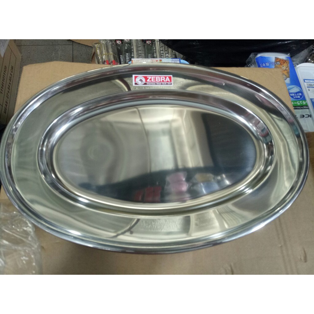 ĐĨA INOX OVAL ZEBRA 121036