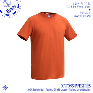MATELOT - Áo T-shirt Cam Cotton.Shape.Series CEM19W001ORE