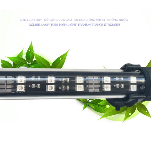 Đèn led remote đổi màu cho hồ cá 55cm-95cm