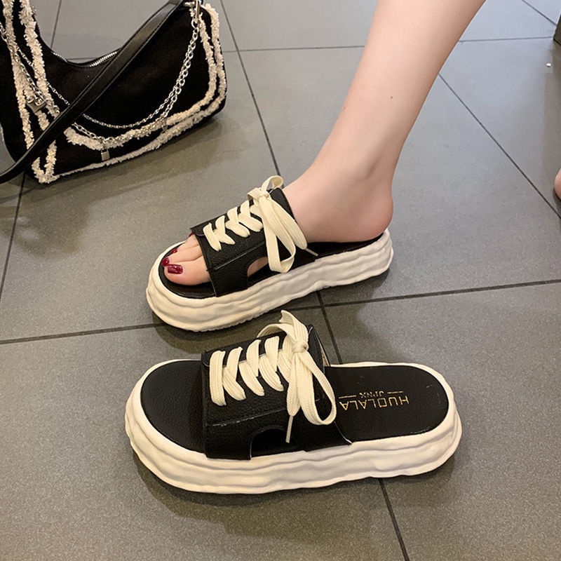 Dép Sandal Đế Dày Phong Cách Hàn Quốc Thời Trang Mùa Hè Mới