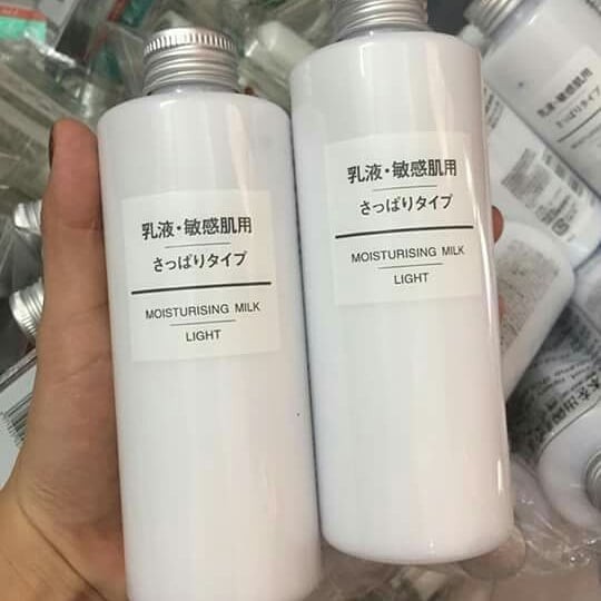 [ Light, Moisture, High Moisture] Sữa Dưỡng Muji Moisturising Milk Nhật Bản