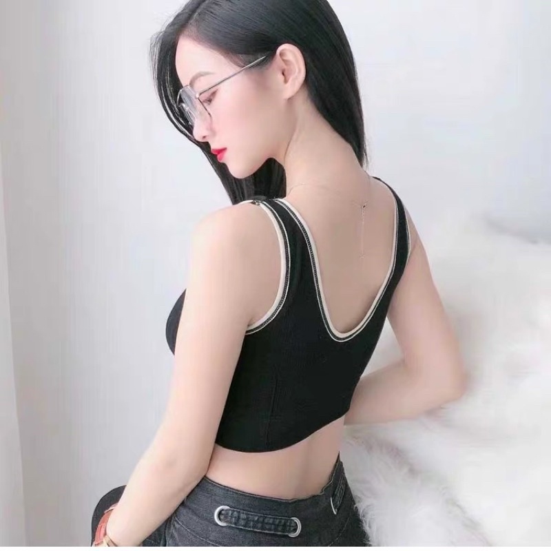 A2.0 Áo Lót Nữ. Áo Bra thể thao năng động cá tính có mút nâng ngực đẹp
