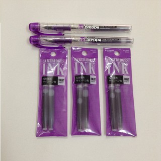 Set 2 ống mực bút máy Nhật Bản Preppy
