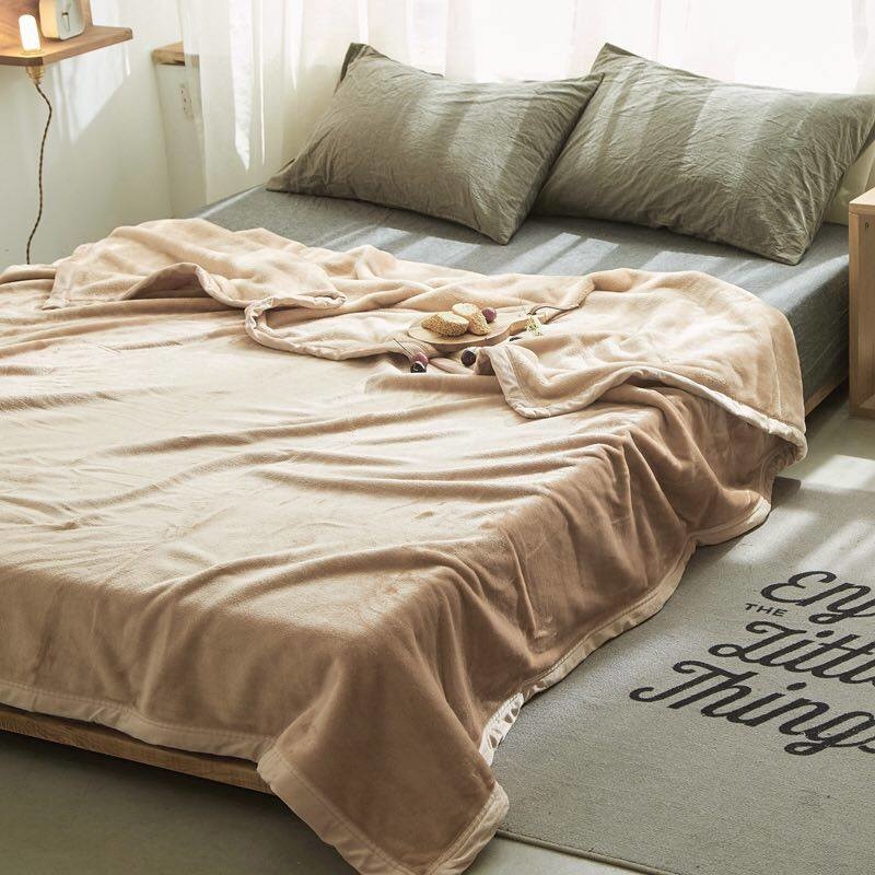 Chăn Muji Lông Tuyết Hàng Xuất Khẩu, Dày Dặn, Đắp Mềm, Mướt