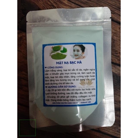 1kg Bột mặt nạ Dẻo Bạc Hà HandMade (giá sỉ)