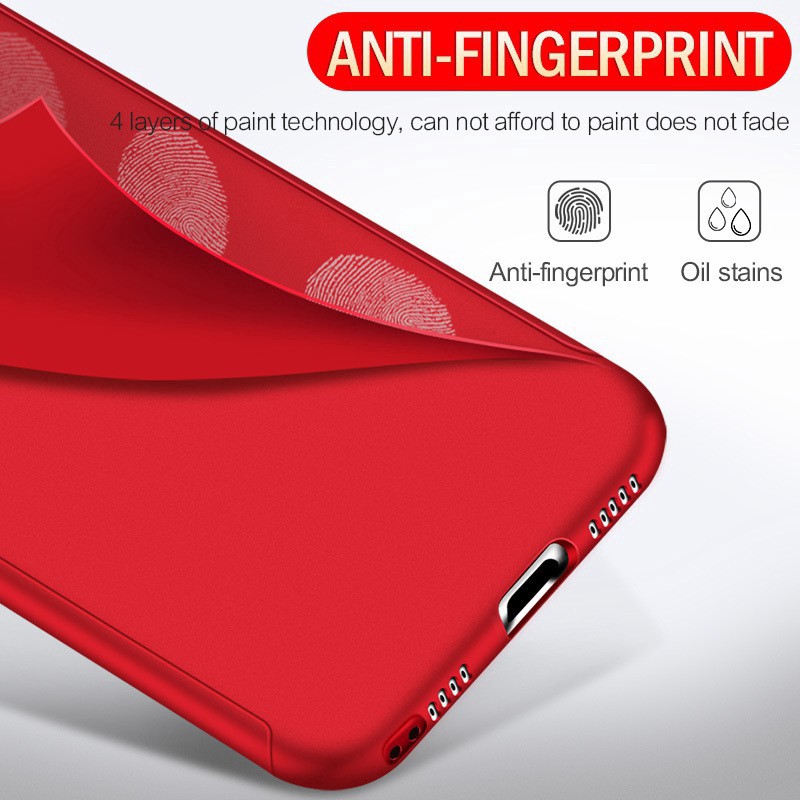Ốp Điện Thoại Kính Cường Lực Cứng Bảo Vệ Toàn Diện 360 Độ Cho Oppo A8 A31 A33 A33W A37 A57 A39 F1S A59 A83 A3S A12 A12E A5S Neo 9
