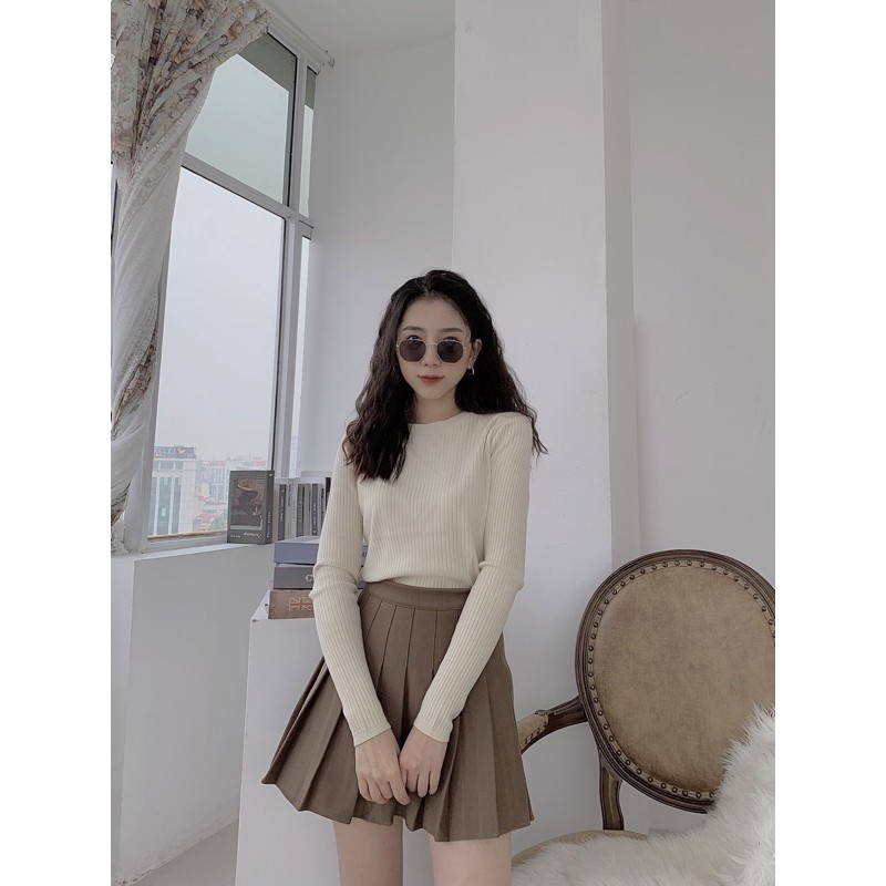 ÁO LEN CỔ TRÒN DÀI TAY | BigBuy360 - bigbuy360.vn