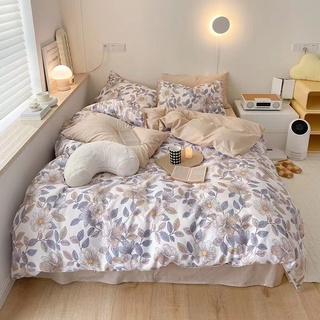 Set Cotton Living Hàn Quốc Hoa Nhí Vàng Mẫu Mới Hàng Nhập Khẩu Nguyên Set