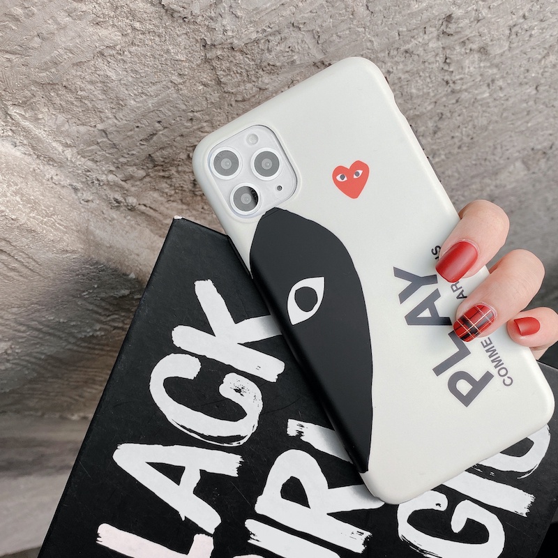 Ốp Điện Thoại Họa Tiết Comme des Garcons CDG Play Cho iPhone 15 14 13 12 11 Pro Max X XS XR Plus