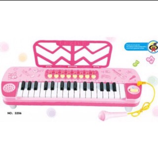 Đàn piano cho bé kèm Mic ( 2 màu xanh - hồng)